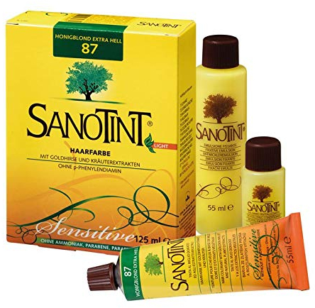 SANOTINT® Tinte para el cabello sensitive light? Nº 87, rubio miel extra claro (125 ml)