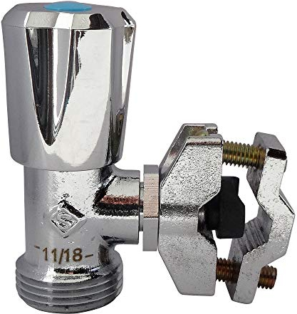 SOMATHERM FOR YOU, Robinet de piquage autoperceur pour machine à laver, installation facile sur tubes cuivre Ø10 à 16 mm, sortie mâle M3/4, corps laiton chromé, norme ACS