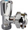 SOMATHERM FOR YOU, Robinet de piquage autoperceur pour machine à laver, installation facile sur tubes cuivre Ø10 à 16 mm, sortie mâle M3/4, corps laiton chromé, norme ACS