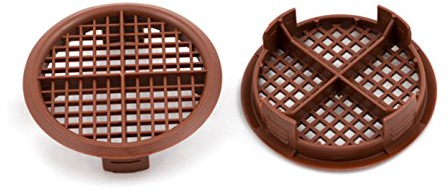 20 Number Plastic Brown Festoon Push in Roof Fan Airflow Fan 70 mm 14.61 cm Diameter