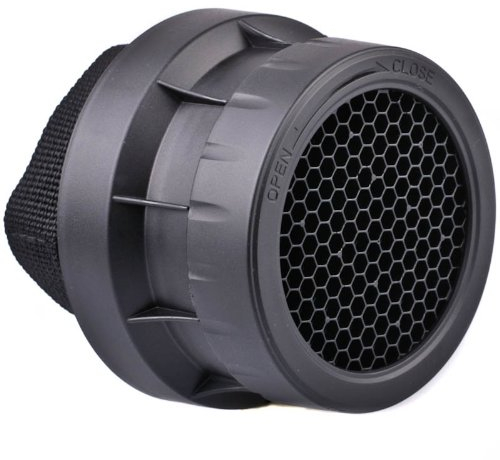 JJC SG-L Aufsteck-Wabe (Wabenvorsatz, Wabenaufsatz) für Aufsteckblitz bis 49 x 76 mm - z.B. für Canon Speedlite 600EX-RT Yongnuo YN560
