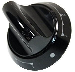 Creda Hotpoint Oven Black 'Twin' Control Knob. Genuine part number C00193492