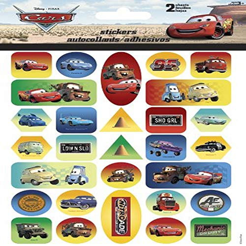 Cars Foldover Stickers