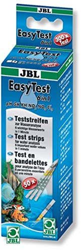 JBL EasyTest 6 in 1 25339 Teststreifen zum Schnelltest von Aquarienwasser