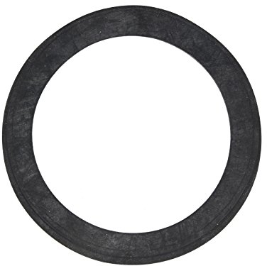 tecuro Gummi-Flachdichtung für Siebkorbablauf 3 1/2 Zoll, Ø 113 mm x Ø 86 mm x 1 mm, schwarz, ideal für Küchenspülen