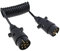 Conector de cable de extensión de placa de iluminación de remolque, 1,2 m, 7 pines, macho a macho, enchufe de cable