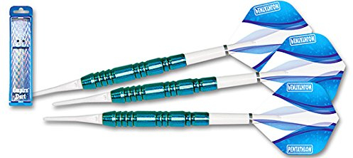 Empire Dart Softdartset Galaxy Pulverized IQ 200 Blau - Messing 18 Gramm