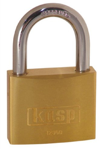 Kasp 120 Brass Padlock - 60 Millimeters