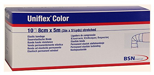 Uniflex Universal Binden 8 cmx5 m Blau, 10 St