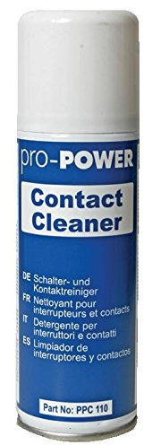PRO Power Contact Cleaner Spray – 200ml Electrical Cleaner with Residual Lubricant & Applicator – PPC110