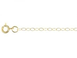 9ct Gold Trace Chain in 16,18,20 Length Aprox Weight 0.5 Grams (16 IN)