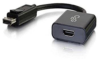 C2G 20CM (8inch) DisplayPort™ to HDMI® Active Adapter - Ultra HD 4K 30Hz DP to HDMI Converter - Black