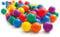 Intex Pack 100 Bolas Infantiles, Diámetro 8 cm, 6 Colores Surtidos, Plástico Resistente, Juego sensorial y motriz, Uso Interior y Exterior, Incluye Bolsa con asa, A Partir de 2 años (49600)