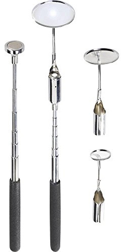 TOOLCRAFT 816419 Inspection Mirror Set 5 Pieces with Lighting