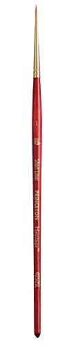 Princeton Brush Heritage Pinceau synthétique pour Aquarelle et Acrylique, Pinceau Court