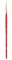 Princeton Brush Heritage Pinceau synthétique pour Aquarelle et Acrylique, Pinceau Court