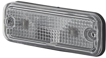 HELLA 2PF 961 167-021 Positionsleuchte - Begrenzungsleuchte - Anhänger - Wohnwagen - Halogen - 24V - Einbau - ECE - Lichtscheibenfarbe: glasklar - rechts/links - Menge: 2
