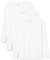 Berydale Women's BD159 Long-Sleeved Shirt, White, M (Pack of 3)