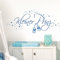 Wandaro Wandtattoo Kinder Sterne Kleiner Prinz I türkis (BxH) 80 x 30 cm I Kinderzimmer Babyzimmer Jungen Aufkleber Wandsticker Wandaufkleber Buchstaben E034