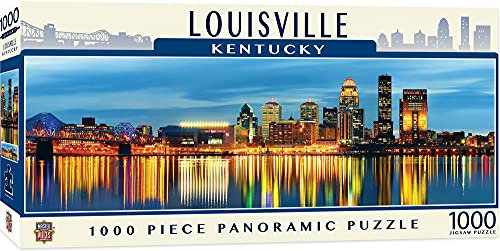 MasterPieces 1000 Piece Jigsaw Puzzle for Adults, Family, Or Youth - Louisville Panoramic - 13x39