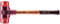Simplex Schonhammer, Plastik; mit Tempergussgehäuse und hochwertigem Holzstiel | D=50 mm | 3006.050