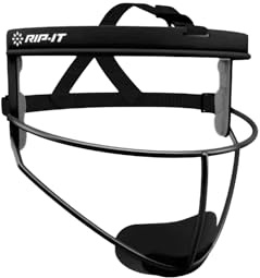 Rip-It Defense Mask Pro Softball-Gesichtsmaske, Schwarz, Jugendliche