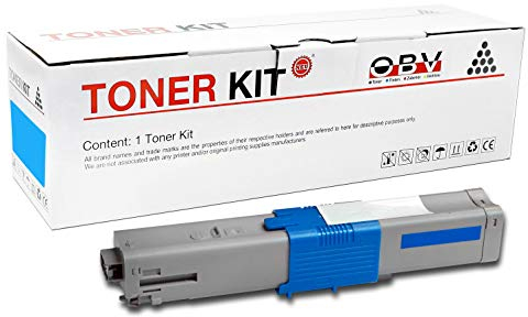 OBV Kompatibel 44469706 Toner für Oki C310 C330 C510 MC351MC352 MC351 MC562 Cyan