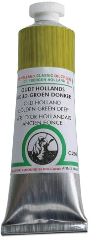 Old Holland Classic Oil Colours Old Holland golden green deep 40 ml 298 by Old Holland