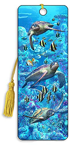 Turtle Town - 3D Bookmark - Pack of 6 Pieces: Bk46tto