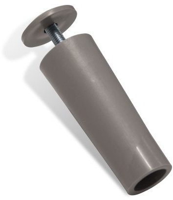 jarolift Frein de butée pour barre de fond de volets roulants, Longueur : 60 mm, Couleur : Gris