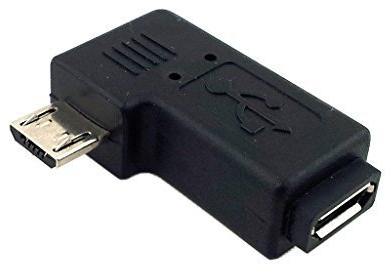 CY 90 gradi a sinistra angolo micro USB 2.0 5pin maschio a femmina maschio a femmina adattatore di estensione