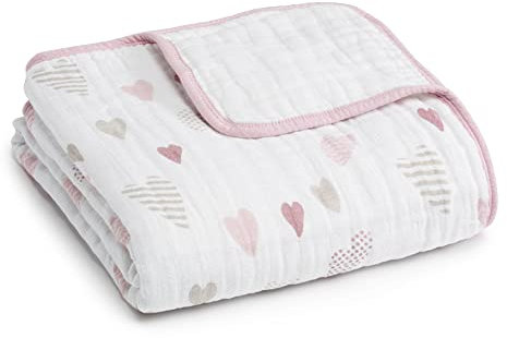 aden + anais Classic Dream Blanket - Heartbreaker by
