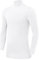 PowerLayer Boy's PL LS Mock T-Shirt, White, 12-14 ans