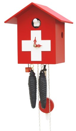 Rombach & Haas Moderne Kuckucksuhr 1 Tag Werk