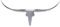 Wohnling Bull Geweih L Wanddekoration 125 cm Deer Alu Aluminium Farbe silber Wandgestaltung Wandgeweih Designdekoration modern glänzend Jagdtrophäe Wohnzimmerdekoration elegant Hörner Wandschmuck