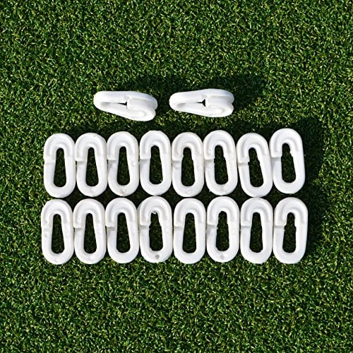 FORZA Fußballtor Netzclips – weiße Fußballtor Quickclips aus Kunststoff – MehrstückVerpackungen sind erhältlich (14er-Set)