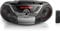 Philips AZ700T/12 CD-Soundmaschine, CD Player Tragbar (Radio UKW, Bluetooth, NFC, USB Direct, CD, MP3-CD, Dynamic Bass Boost, Bassreflex-Lautsprechersystem, Fernbedienung) schwarz