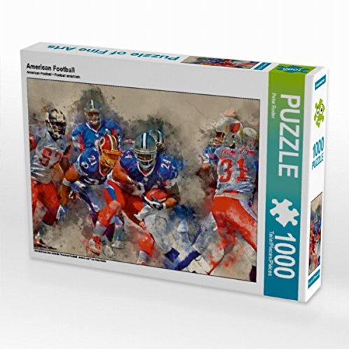 CALVENDO Puzzle American Football 1000 Teile Lege-Größe 64 x 48 cm Foto-Puzzle Bild von Peter Roder