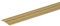 Alberts 484484 Übergangsprofil | selbstklebend, mit zwei Rillen | Aluminium, goldfarbig eloxiert | 900 x 37,8 mm