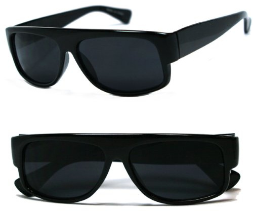 Moda Old School Eazy E. Locs Hardcore Sonnenbrillen Einheitsgröße Schwarz