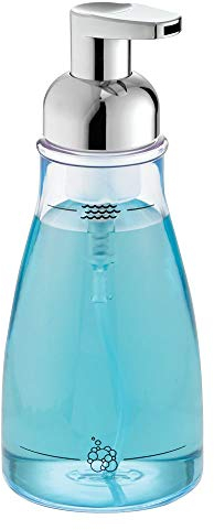 iDesign 50103EU Schaumseifenspender, durchsichtig / chrom