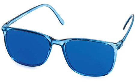 VANLO Farbtherapiebrille blau Elegant - Antistressbrille