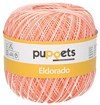 Puppets Eldorado Stärke 10 4578010-00032 Multicolor Häkelgarn, 100% Baumwolle