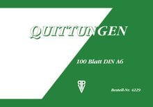PVP Penig 4229 Kassenbestätigungen Quittung mit Mwst A6q 100 Blatt