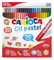 Carioca Ceras Oil Pastel | Pasteles al Óleo | Caja de 50 Ceras con Colores Suaves Brillantes y Cubrientes | Cuerpo Maxi de Ø10 mm | 50 piezas