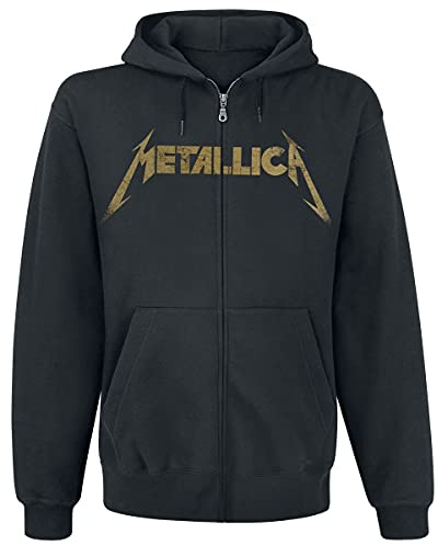 Metallica Hetfield Iron Cross Guitar Männer Kapuzenjacke schwarz