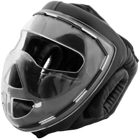 Bad Company I Full Face Kopfschutz I Helm mit transparentem Visier I Gr. M