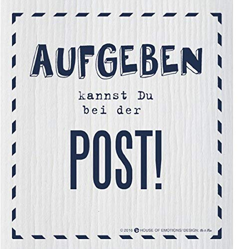 House of Emotions Sp?llappen, Aufgeben kannst Du, 820120