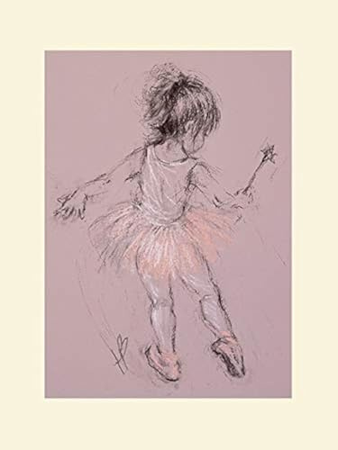 Hazel Bowman 'Kleine Ballerina I' montiert Drucken,30 x 40 cm