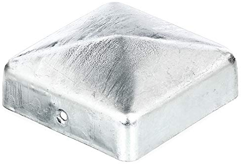 Alberts GAH 205805 Capuchon poteaux en Bois Set pièces, Surface Galvanisée À Chaud, 70 x 70 mm / 10 STK